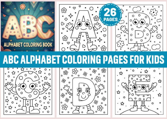 Download ABC Alphabet Coloring Pages for Kids - Kids Collection