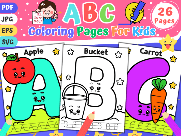 Download ABC Alphabet Coloring Pages for Kids - Kids Collection