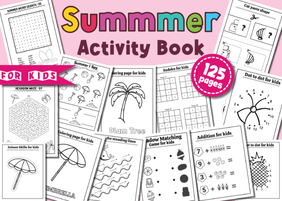 Download Summer Activity Book for Kids Vol - 1 - Kids Collection