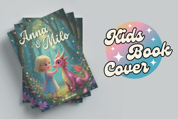 Download Kids Book Cover the Dragon’s Journey - Book cover Collection