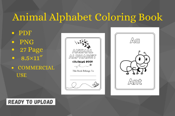 Download Animal Alphabet Coloring Book for Kids - Kids Collection