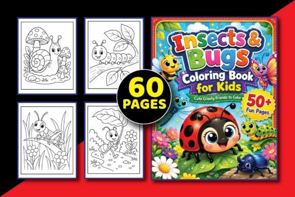 Download Insects &amp; Bugs Coloring Book for Kids - Kids Collection