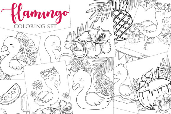Download Flamingo Coloring for Kids and Adult - Kids Collection