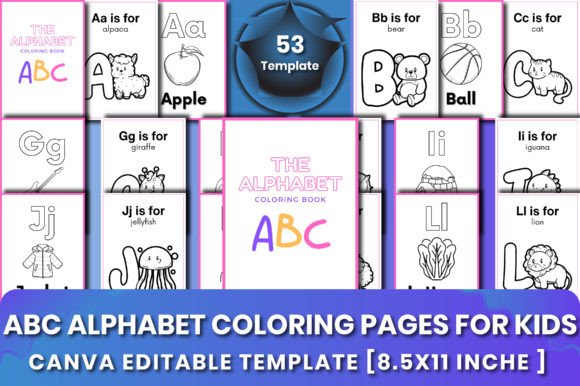 Download ABC Alphabet Coloring Pages for Kids - Kids Collection