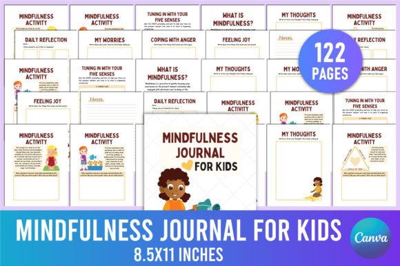 Download Mindfulness Journal for Kids Canva - Kids Collection