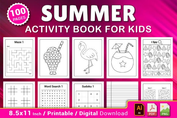 Download Summer Activity Book for Kids - Kids Collection