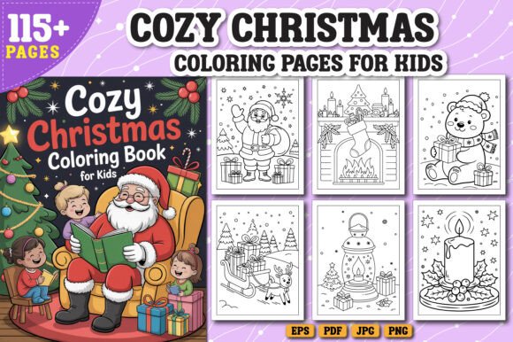 Download Cozy Christmas Coloring Book for Kids - Kids Collection