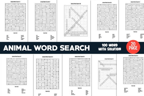 Download Animal Word Search for Kids - Kids Collection