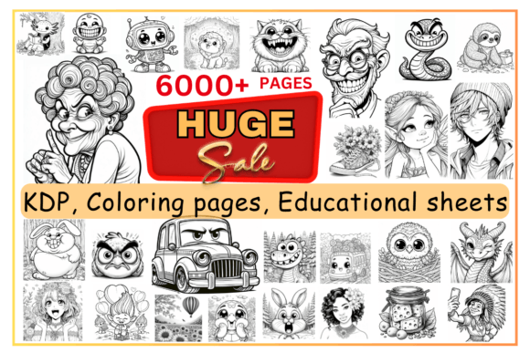 Download KDP Coloring Pages Educational Sheets Bundle - Kdp coloring Collection