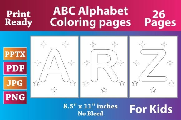 Download ABC Alphabet Coloring Pages, for Kids - Kids Collection
